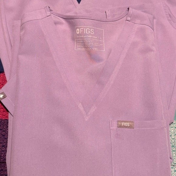 Figs Other - Figs Purple Scrub Top